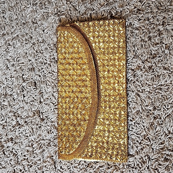 Gold Beaded Clutch - Picture 1 of 7